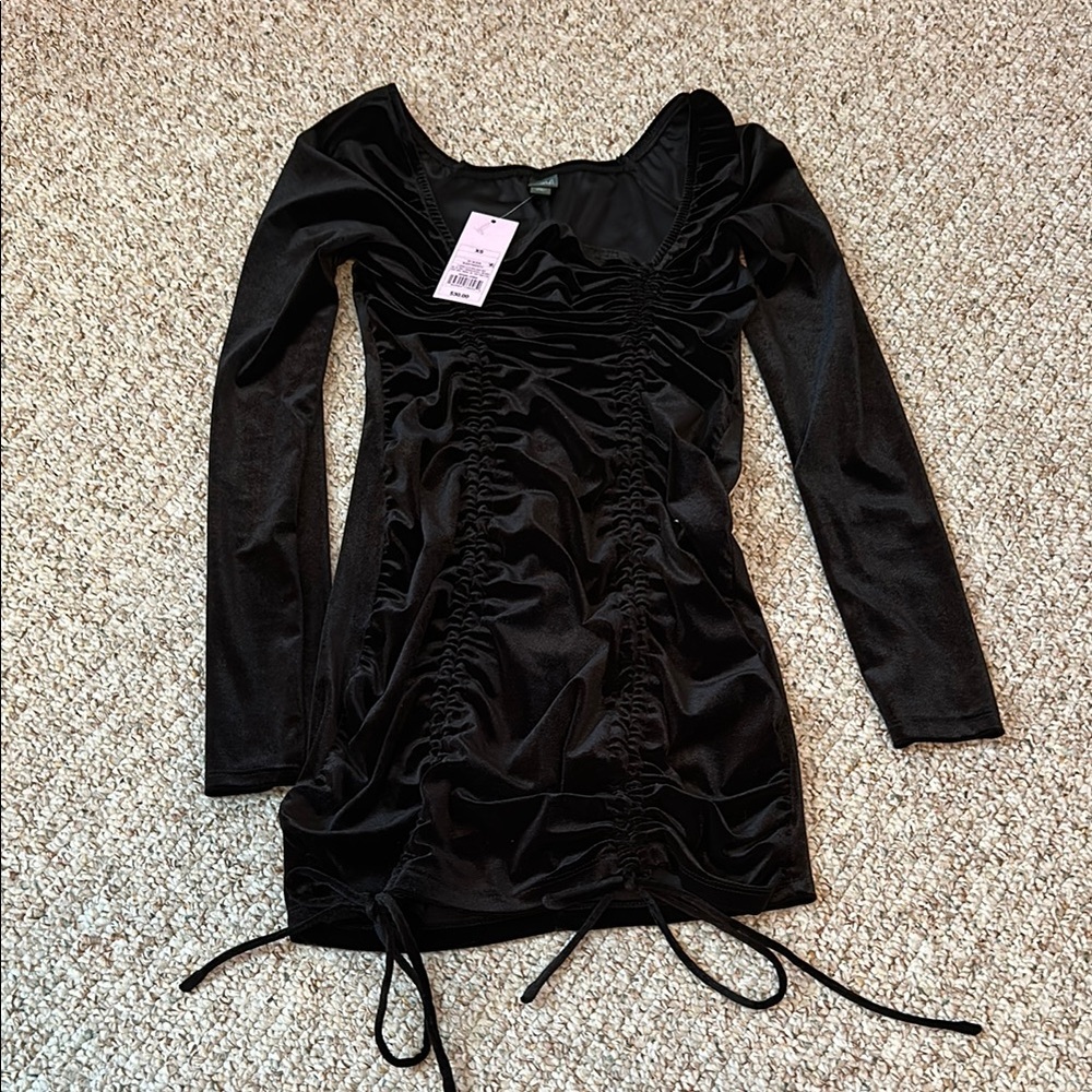 Wild Fable Black Long Sleeve Dress